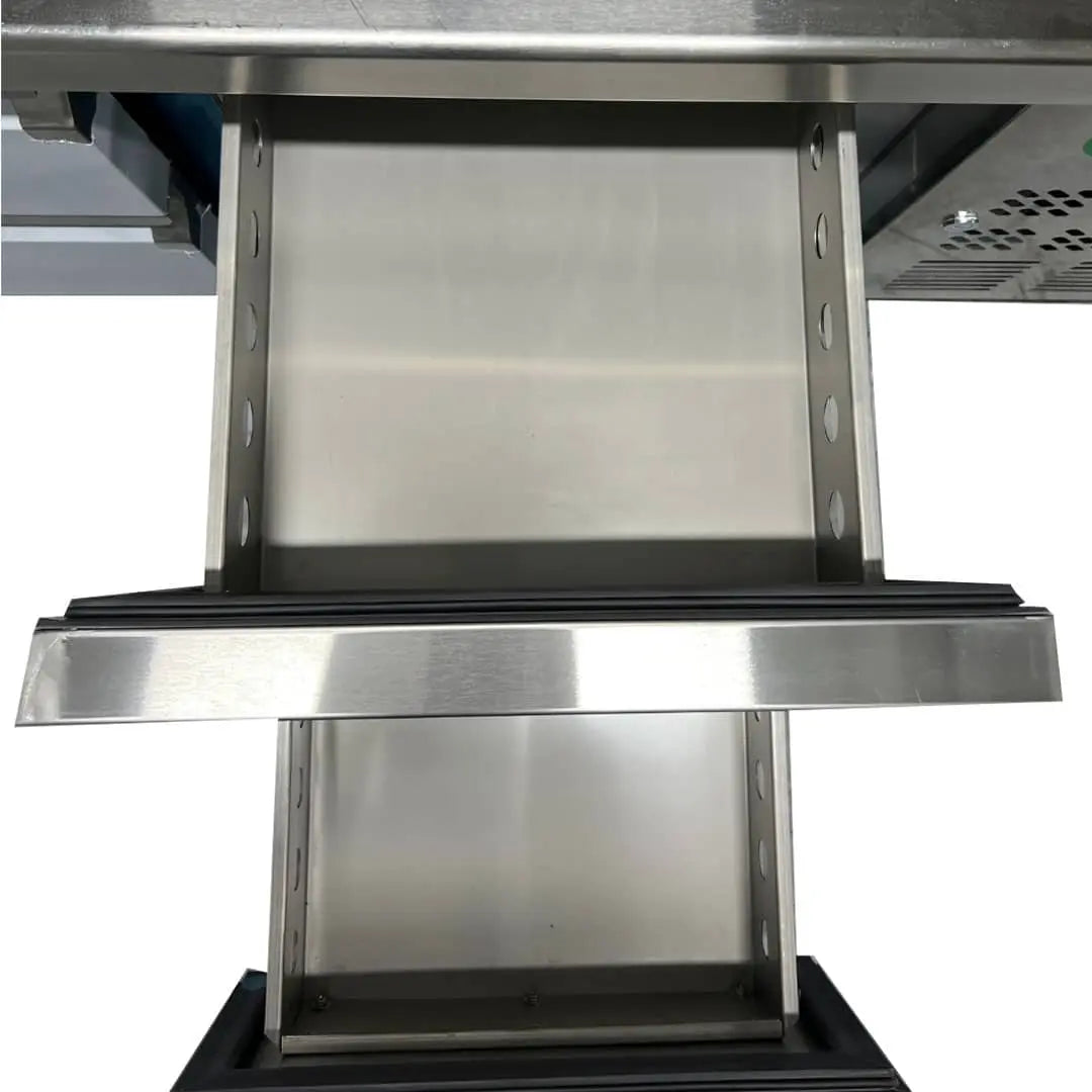 Soubassement Réfrigéré 8 Tiroirs TOP - Profondeur 700 mm Parinox