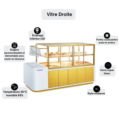 Vitrine Ouverte - Vitre Droite