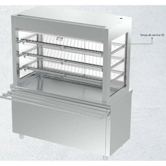 Self Service Vitrine Refrigirée 3 Niveaux - Infrico Parinox