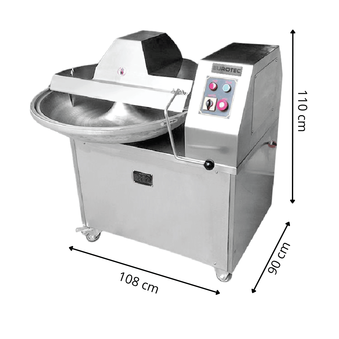 Cutter à Viande Professionnel - 30 Litres - Sur Roulettes
