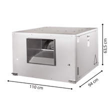 Caisson de Ventilation - Norme 400°/2h à 7000m³/h