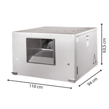 Caisson de Ventilation - Norme 400°/2h à 11400m³/h