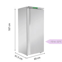 Armoire Réfrigérée 1 Porte - 600 x 615 x 1870 mm - Négative