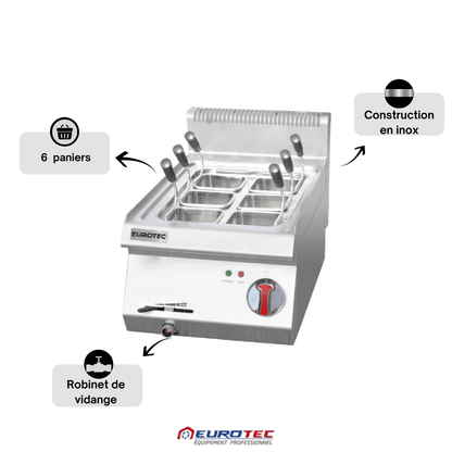 Cuiseur de Pâtes Electrique à Poser - 06 Paniers