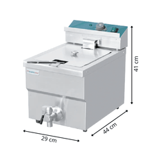 Friteuse 12 Litres Simple Électrique en Inox