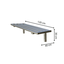 Étagère Barreaudée en Inox - 1200x400x300 mm