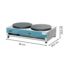 Crêpière Électrique en Double