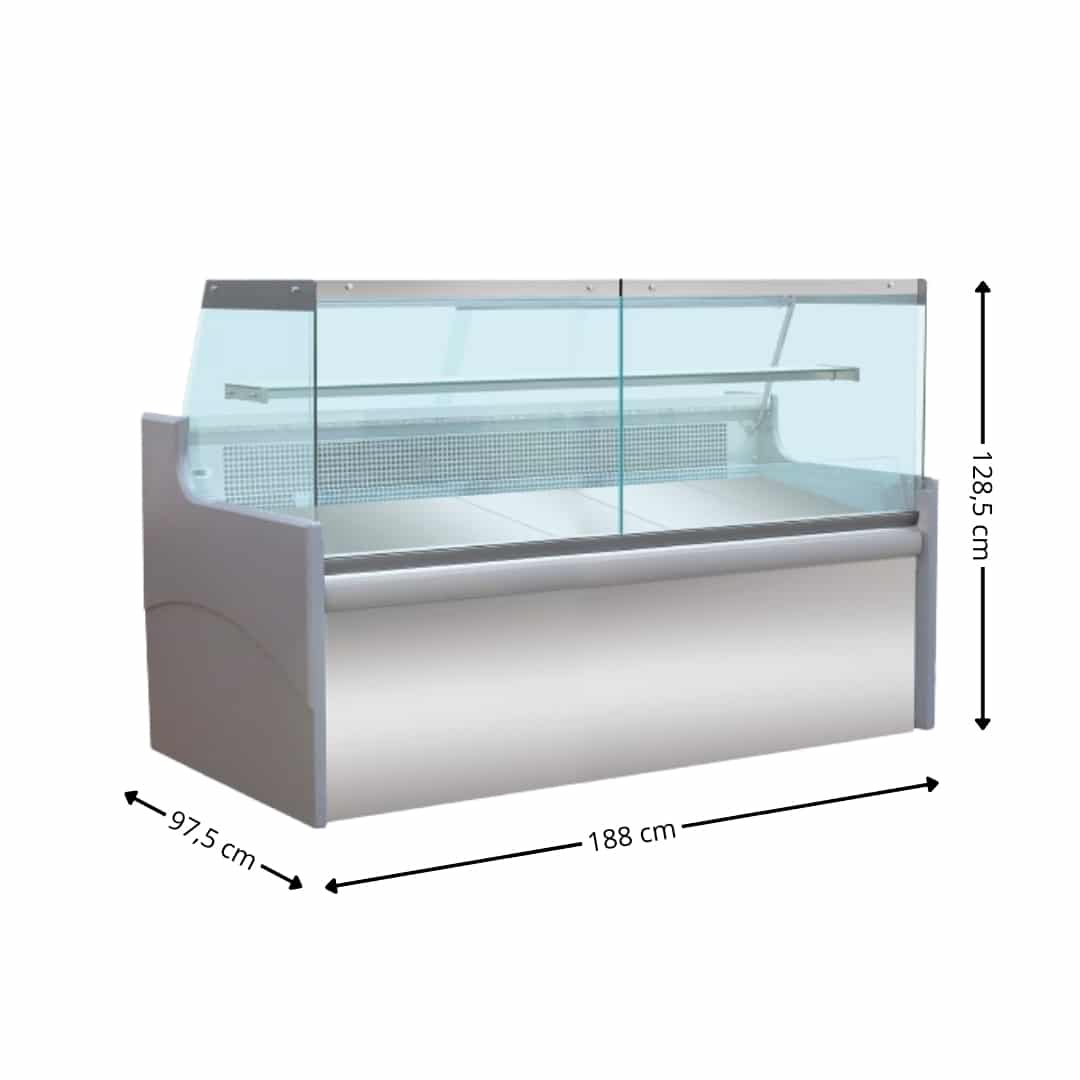 Vitrine Boucherie - Largeur 1880 mm