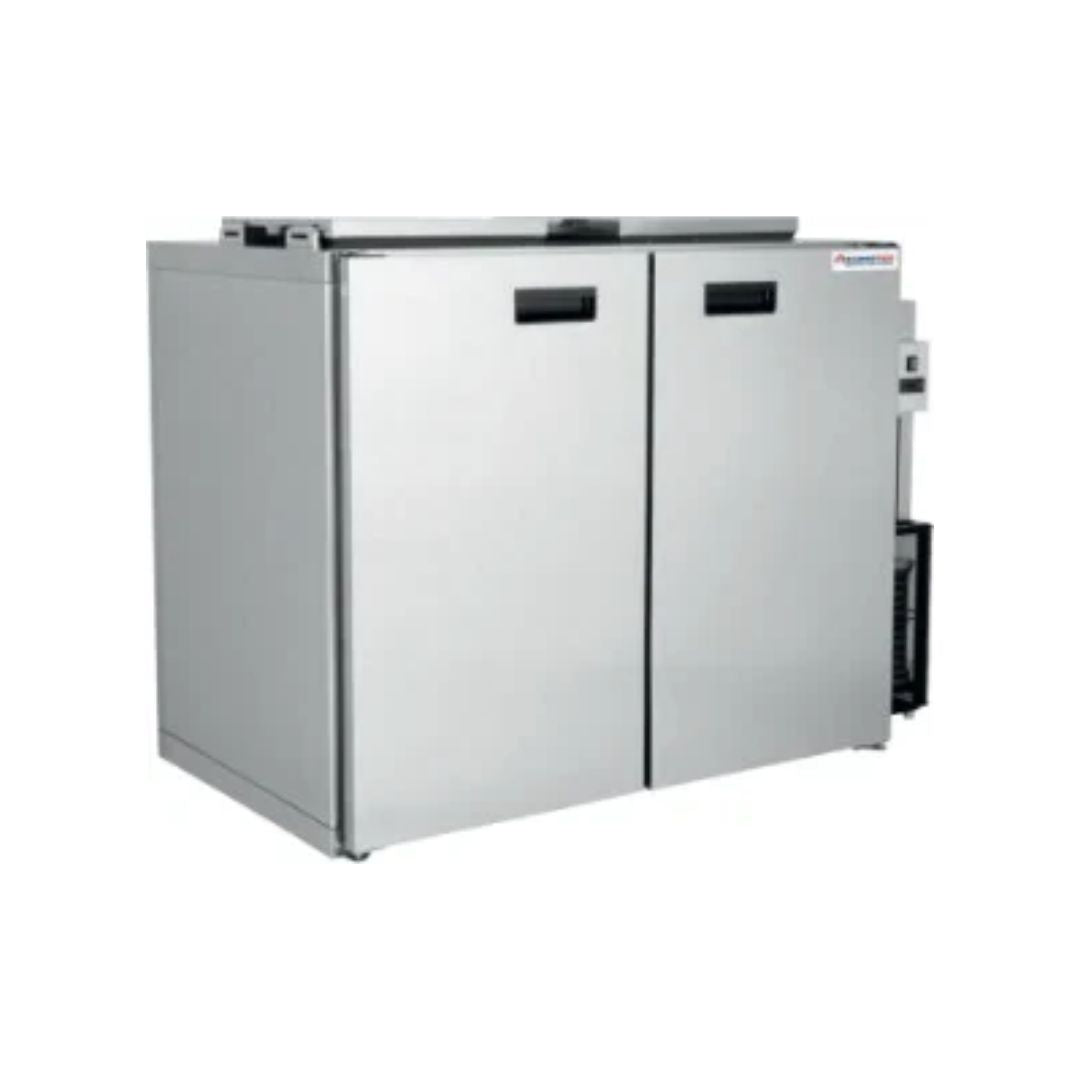 Compartiment Réfrigéré pour Poubelles 2 Portes 480 L Parinox