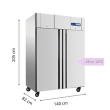 Armoires Réfrigérée PRESTIGE - Avec 2 Portes Pleines-1220 L- négatives