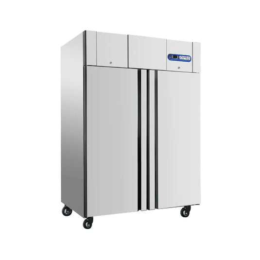 Armoires Réfrigérée PRESTIGE - Avec 2 Portes Pleines-1220 L- négatives Parinox