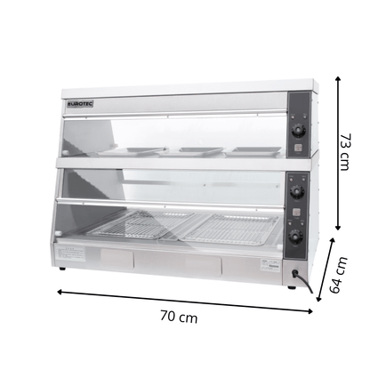 Maintien Chaud pour Poulet - Professionnel - Largeur 700 mm - à Poser