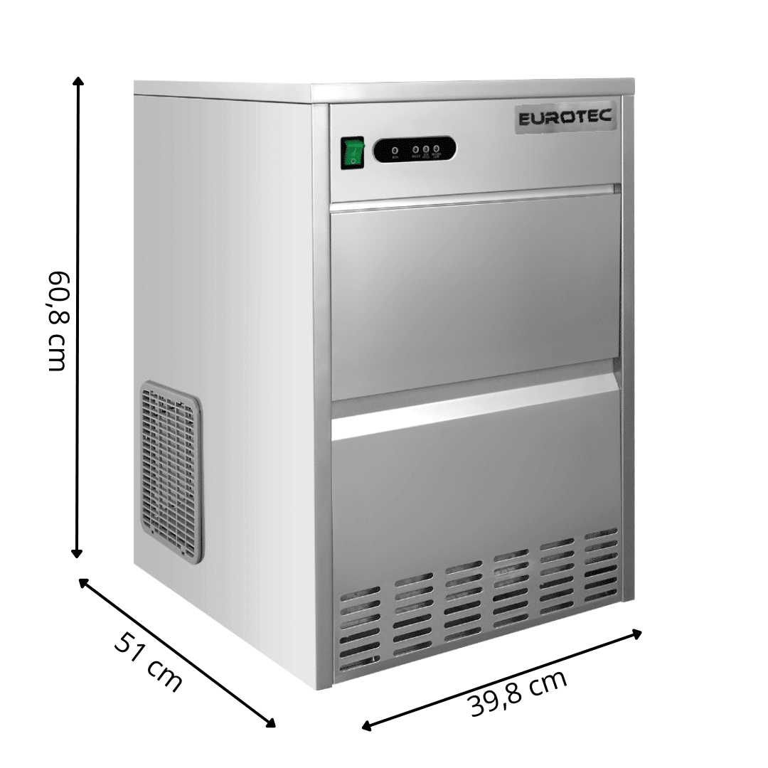 Machine à Glaçons Cylindre Creux - 28Kg/24h