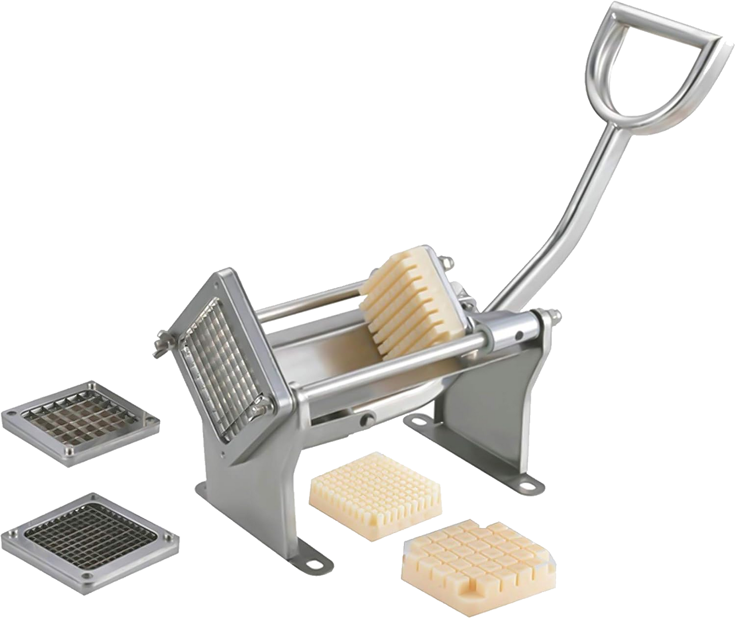Coupe-Frites Manuel Horizontal - 3 Lames en Inox Inclus Parinox