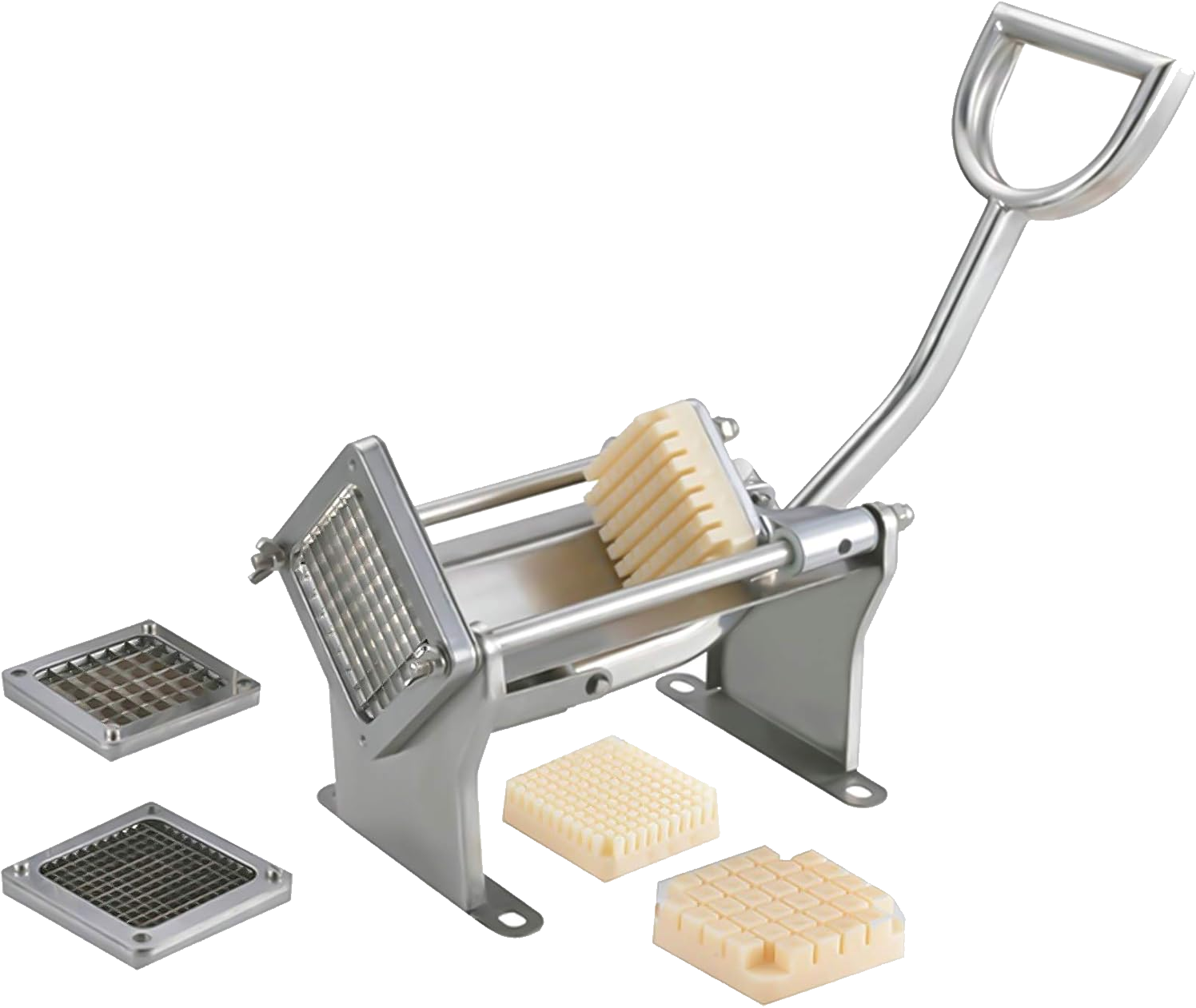 Coupe-Frites Manuel Horizontal - 3 Lames en Inox Inclus Parinox