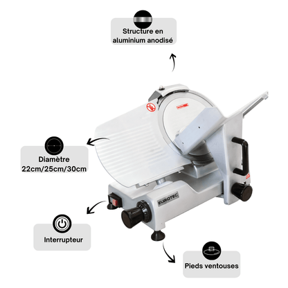 Trancheuse à Jambon - Diamètre Ø 250mm