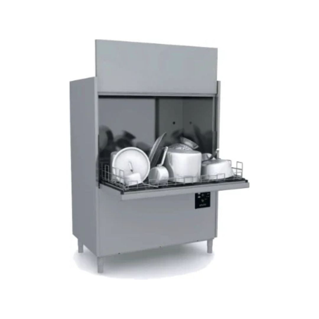 Lave-Batteries Sous-Comptoir Professionnels 132x70 cm Parinox