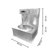 Lave Mains en Inox Luxe - 500x400x630 mm