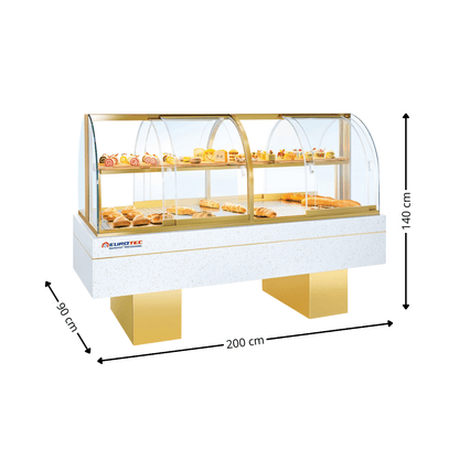 Vitrine Ouverte - Vitre Bombée
