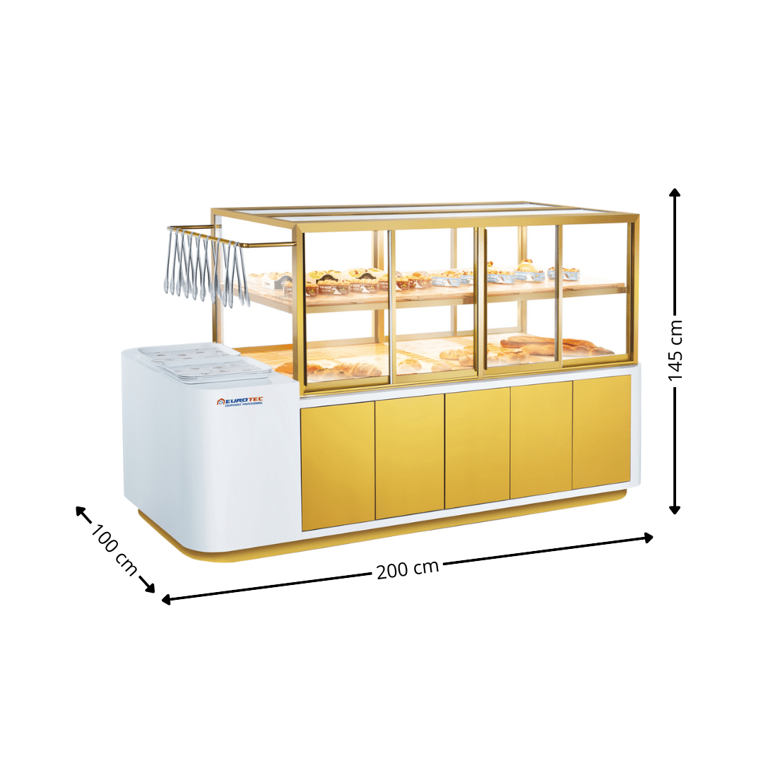 Vitrine Ouverte - Vitre Droite