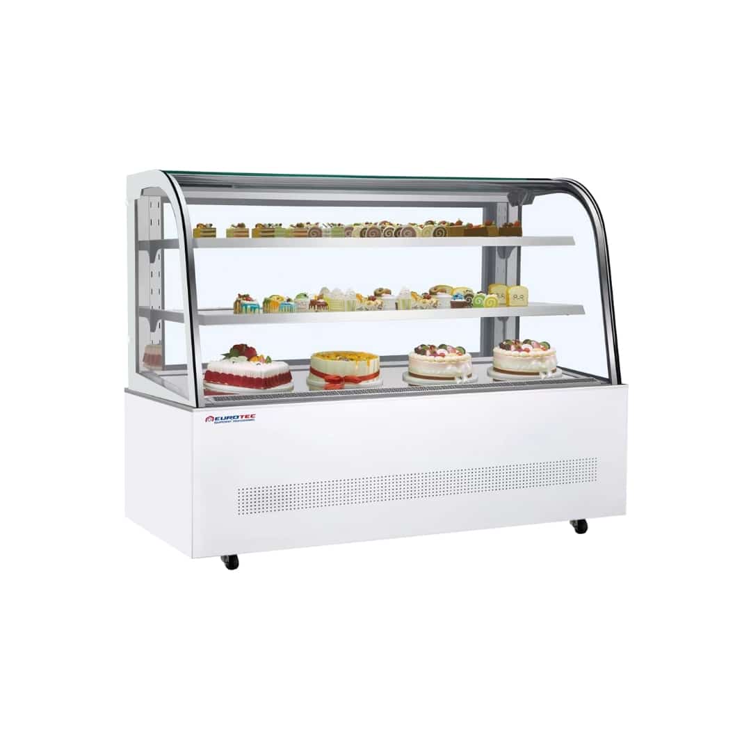Vitrine Pâtissière Prestige - Vitre Bombée - Largeur 1500 mm