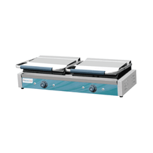 Grill Panini Électrique Double Rainuré - Largeur 570 mm