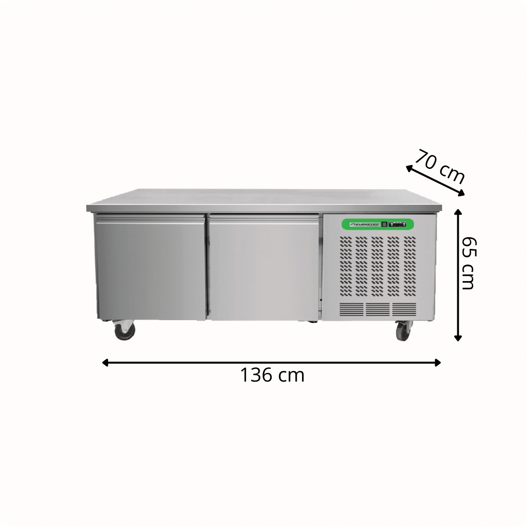Soubassement Réfrigéré 2 Portes TOP - Profondeur 700 mm