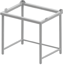 Support en INOX sans Roulettes Parinox