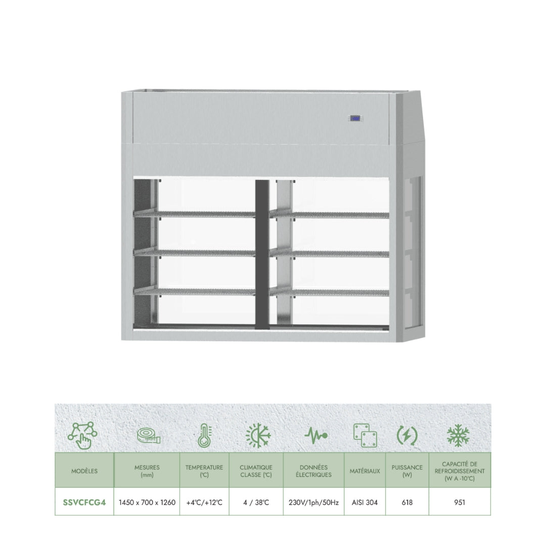 Self Service Vitrine Refrigirée 3 Niveaux - Infrico