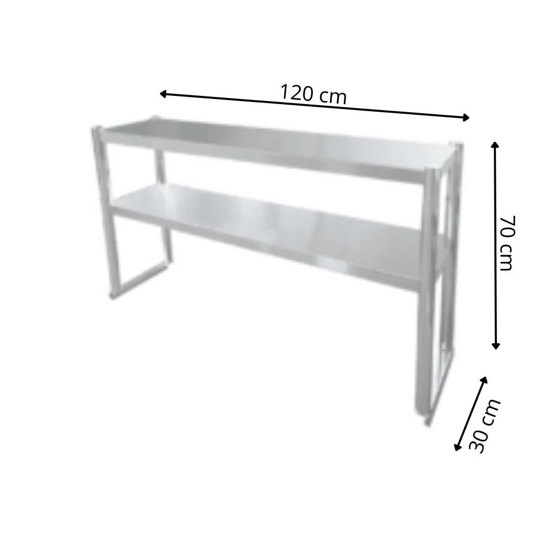 Colonnette en Inox - 1200x300x700 mm