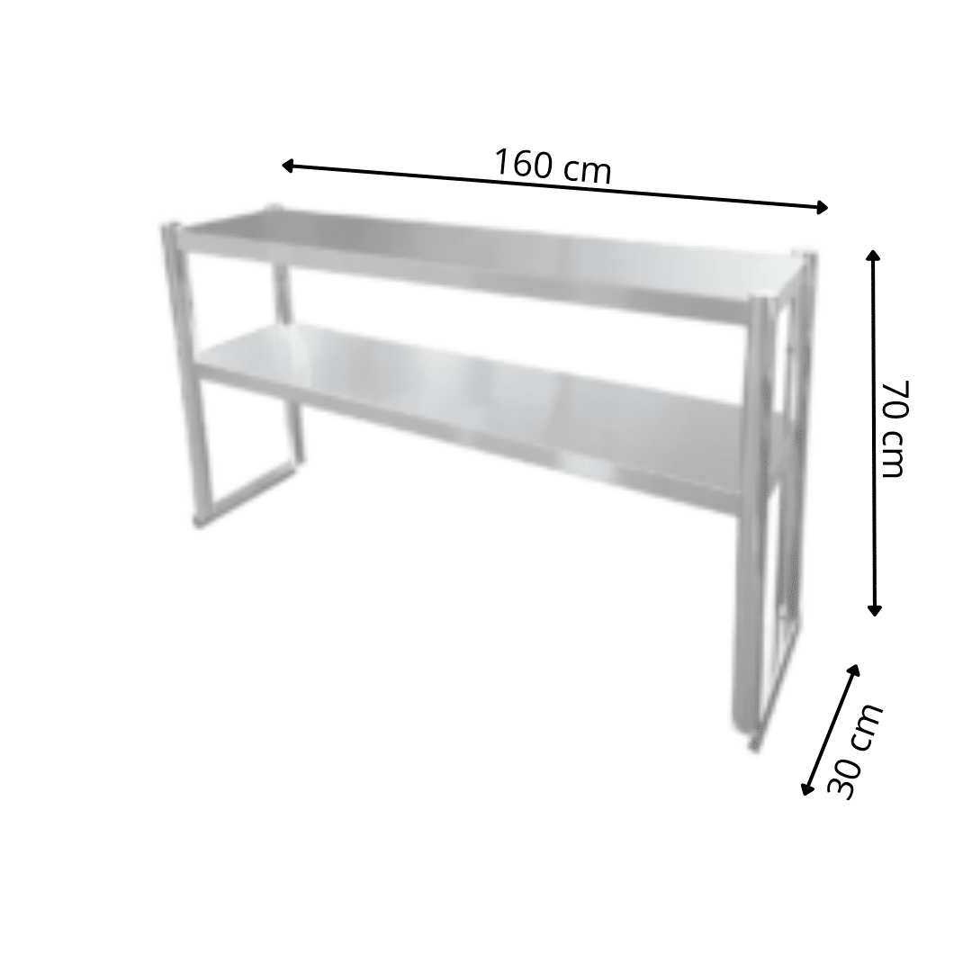 Colonnette en Inox - 1600x300x700 mm