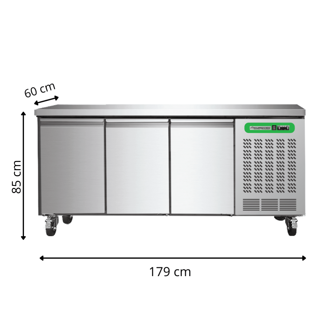 Table Réfrigérée 3 Portes TOP - Profondeur 600 mm - Positive