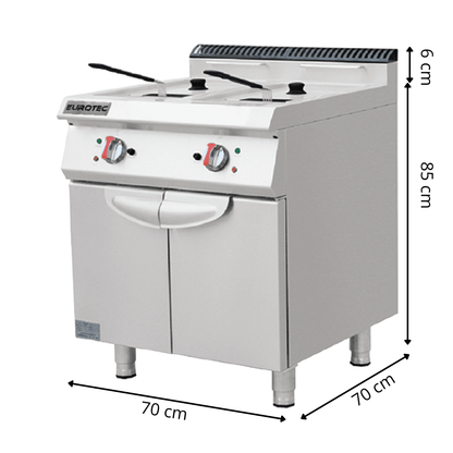 Friteuse Électrique 2 Bacs - Sur Coffre