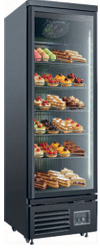 Armoire vitrée négative à portes battantes – 630 mm – KDF-P0673TG Eurotec