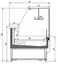 Vitrine boucherie sans réserve – KSC-P2009SCE Eurotec