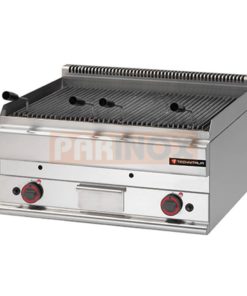Grill charcoal gaz double