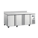 Table Réfrigérée 3 Portes Avec Dosseret PRESTIGE - Profondeur 600 mm - Positive